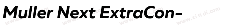 Muller Next ExtraCon字体转换 Muller Next ExtraCon字体转换